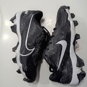 Nike Youth Black & White Football Cleats
